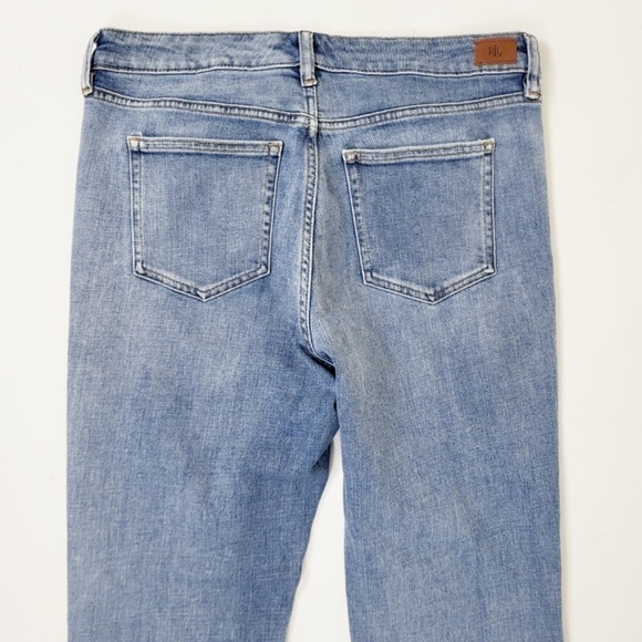 Ralph Lauren Cigarette Denim Jeans Taper Ankle Mid Rise Relaxed Fit - Picture 11 of 11